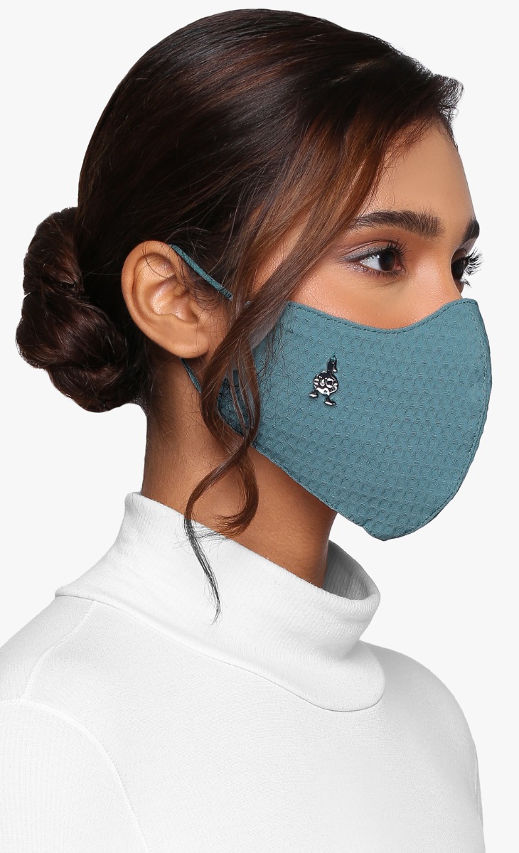 Textured Face Mask (Ear-loop) in Ripple