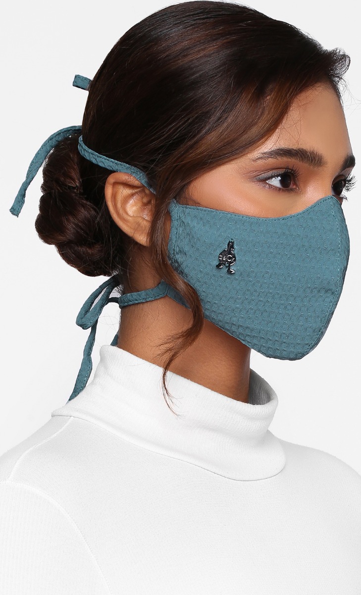 Textured Face Mask (Tie-back) in Ripple
