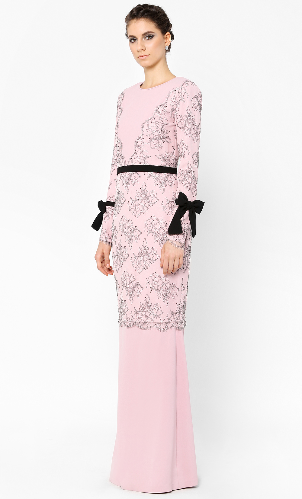 Clara Kurung Set in Pink FashionValet