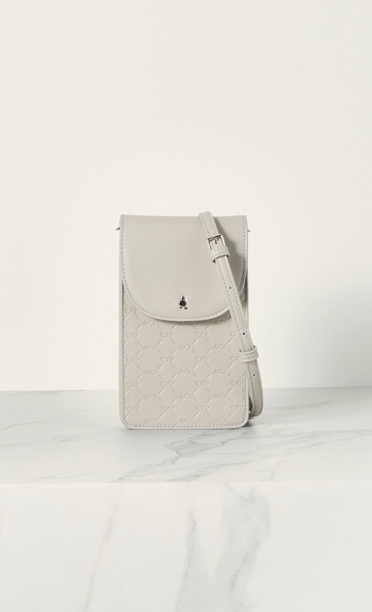 dUCk Monogram Celly Bag in Rocky