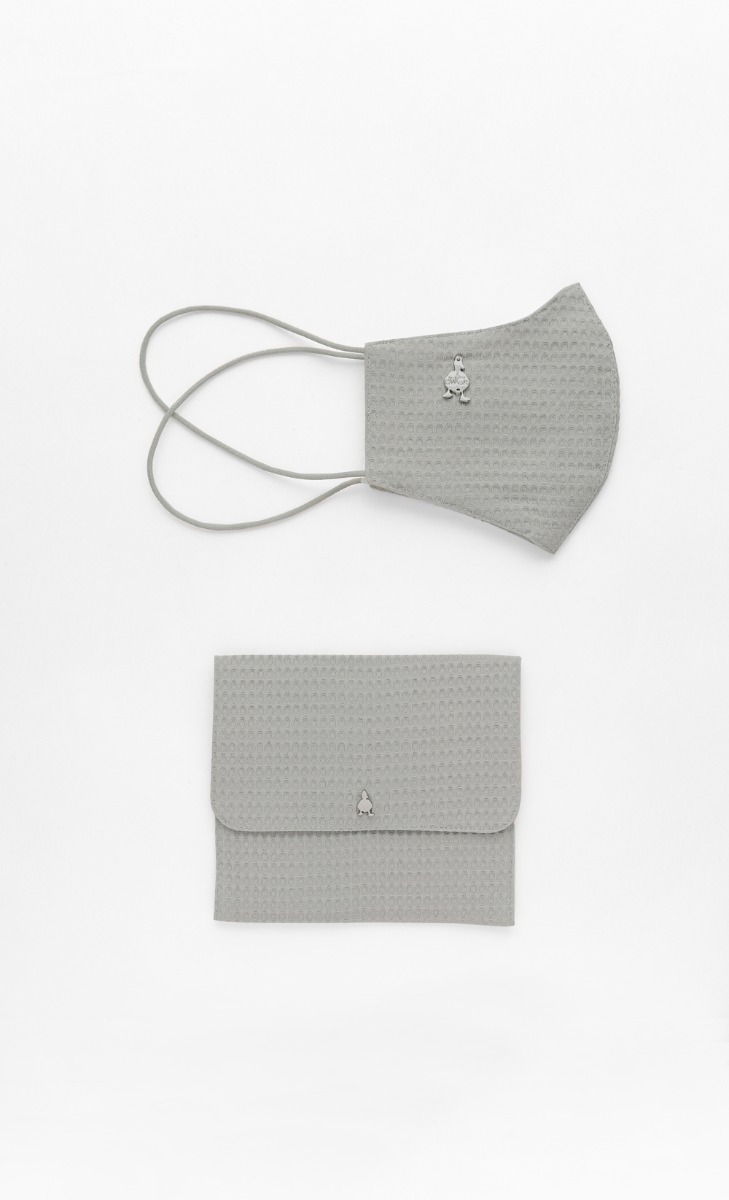 Textured Face Mask (Head-loop) in Salted image 2