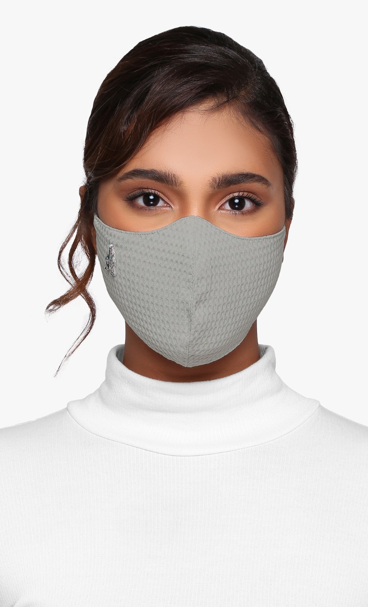 Textured Face Mask (Head-loop) in Salted