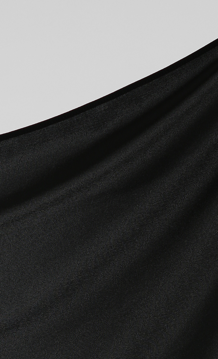 Fuji 2.0 Georgette Chiffon Square Hijab in Sesame image 2