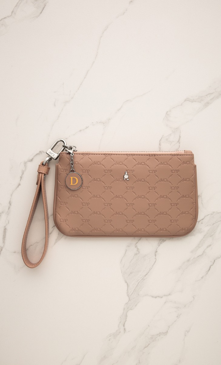 dUCk Monogram Wristlet in Shortcake (Personalise It)