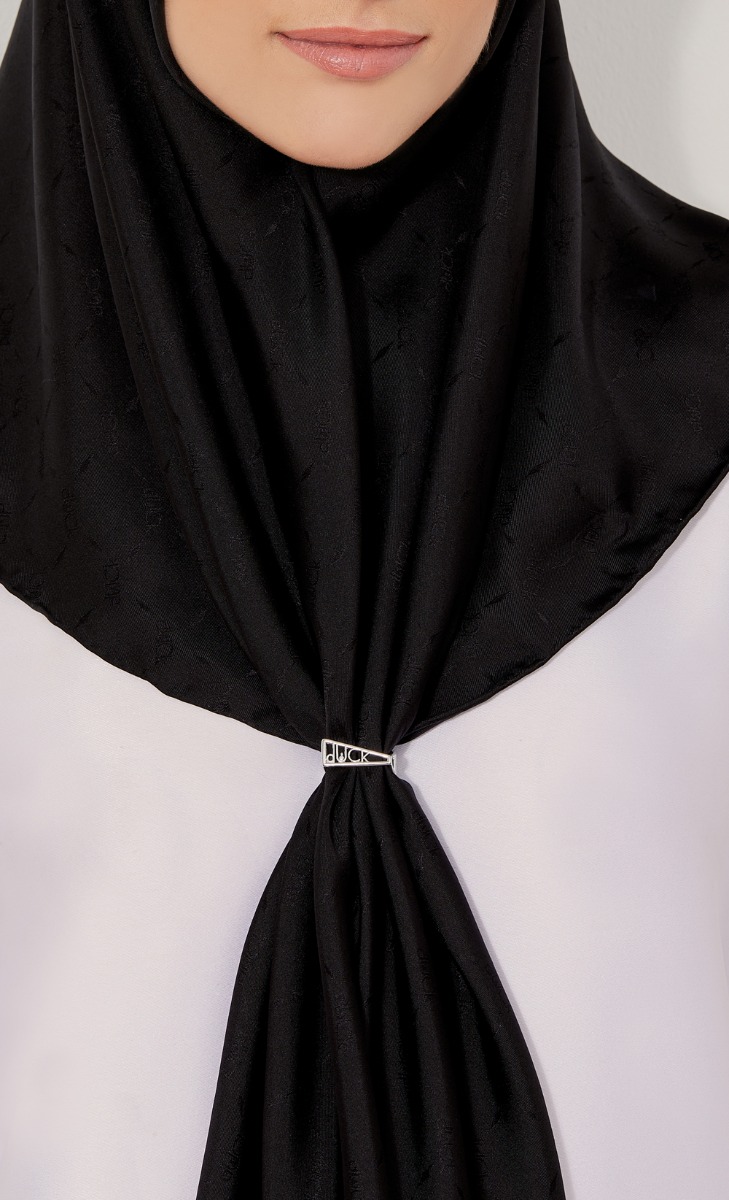 Asymmetrical Scarf Ring in Silver image 2