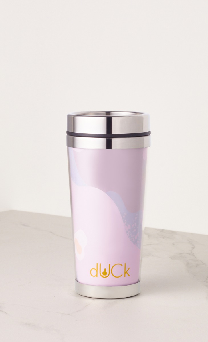 The Splotchy dUCk Tumbler in Sound Wave