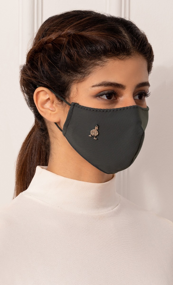Textured Jersey Face Mask (Ear-loop) with nanotechnology in Steelheart