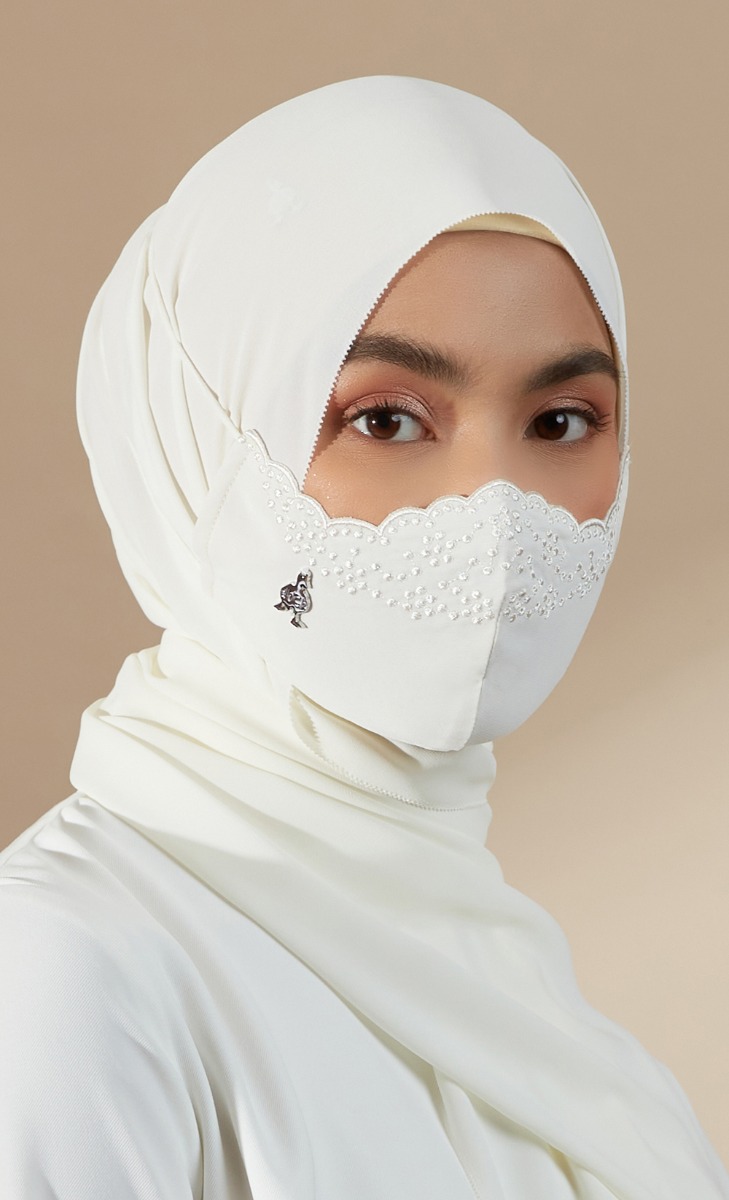 Frappe Dandelion Face Mask (Head-loop) in Sundae
