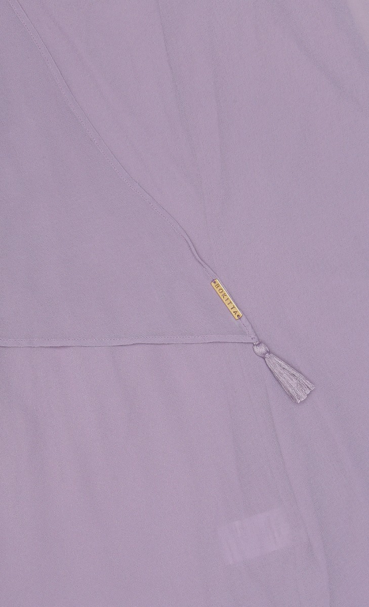 Taj Plain Scarf In Lavender Aura image 2