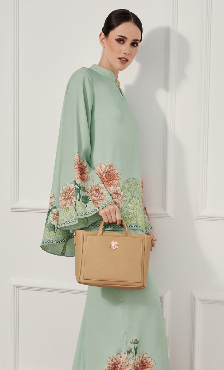 The Heritage dUCk Mariam Bag in Tan image 2