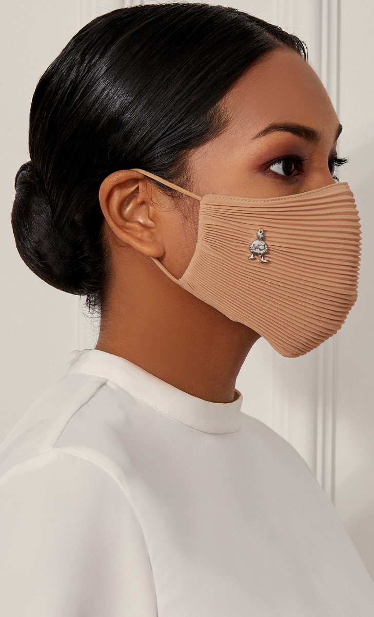 Pleats Face Mask (Ear-loop) in Tarte