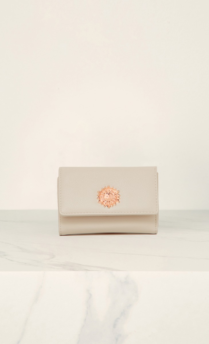 The Heritage dUCk Trifold Wallet in Beige