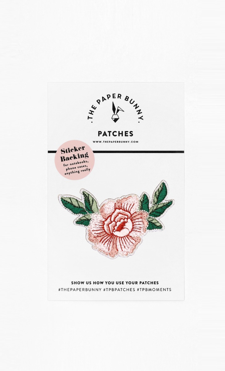 In Full Blooms Sticker Patch in Pink image 2