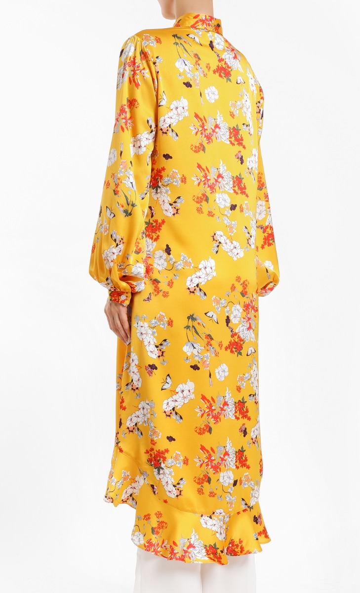 Tessa Floret Dress in Yellow image 2