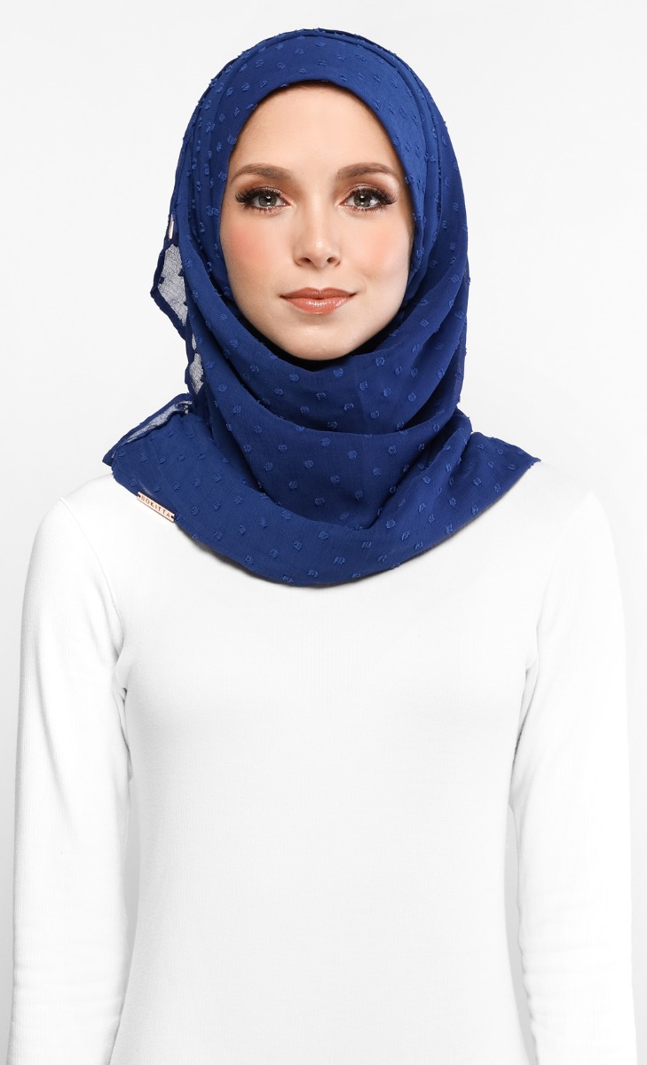 Voila Mini Plain Scarf in Falaki