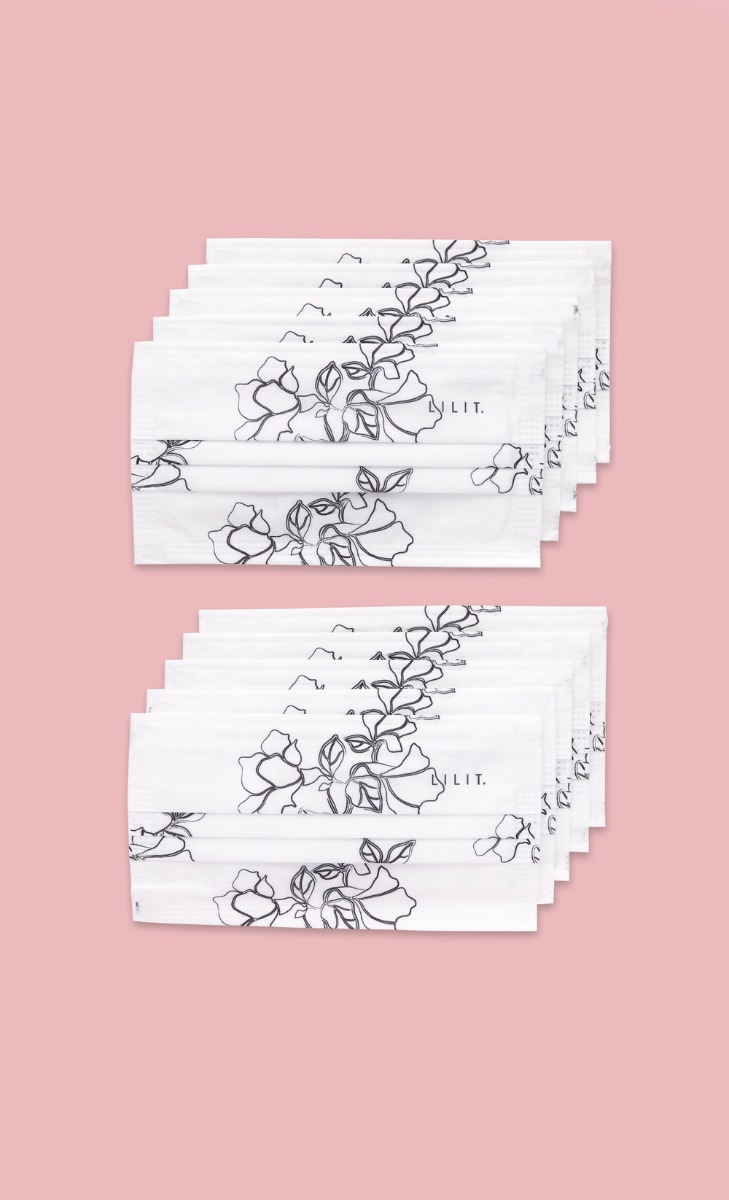 B U N G A Disposable Face Mask in White