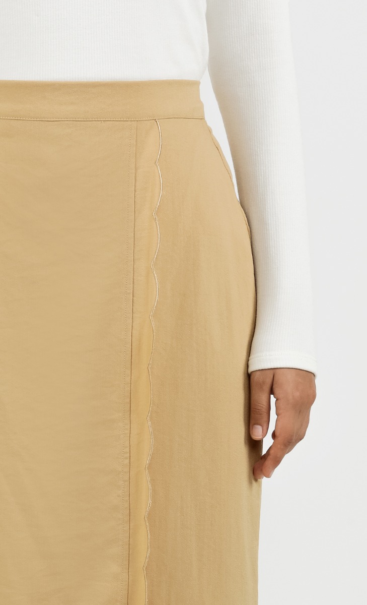 Widuri Skirt in Khaki image 2